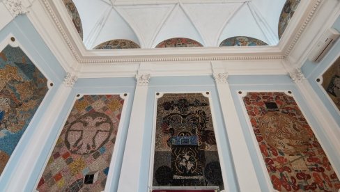 ДА ЛИ ЗНАТЕ ГДЕ ЈЕ НАЈЛЕПША ДВОРАНА У СРБИЈИ? - Израђена је од мозаика, има их на зидовима, плафону и поду (ФОТО)