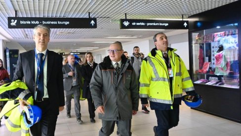 МИНИСТАР ВЕСИЋ: Ове године шест милиона путника, престижемо 2019. годину, нови терминал у функцији до лета