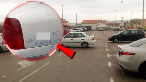 NEPRIJATNO IZNENAĐENJE NA PARKINGU: Vozač zatekao poruku ispisanu na autu - da li da joj se raduje, ili da plače? (FOTO)