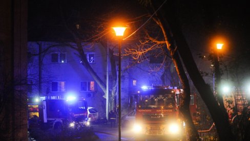 ZAPALJENA ŠERPA NAPRAVILA POMETNJU NA MIRIJEVU: Vatrogasci intervenisali, ljudi pobegli iz stanova