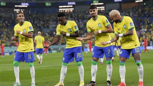 UŽIVO, BRAZIL - JUŽNA KOREJA: Fudbalska rapsodija! Magija karioka, Nejmar i drugovi plešu po terenu