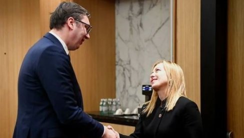 ZA MANJE OD DVA DANA DOLAZI U BEOGRAD: Vučić: Važna poseta Đorđe Meloni