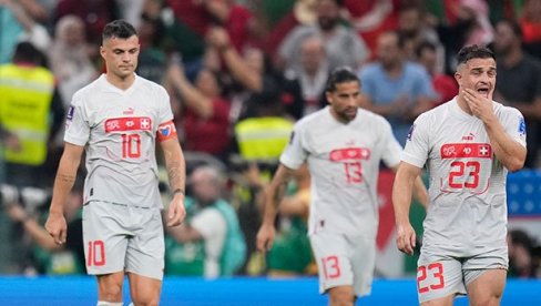 DŽAKA I ŠAĆIRI U SUZAMA: Švajcarska nokautirana - ispala sa Svetskog prvenstva uz punu mrežu! Portugal se odrekao Ronalda jer ima novu zvezdu