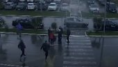 SNIMAK ISPRED AERODROMA U PODGORICI: Objavljen video napada na Milana Kneževića (VIDEO)