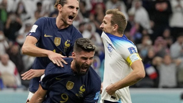 СПЕКТАКЛ! Енглеска трагедија у Катару: Француска после фудбалске драме у полуфиналу Мундијала!
