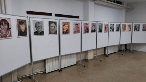PESNICI GOSTI VLASOTINCA: Izložba portreta pesnika u vlasotinačkom Kulturnom centru