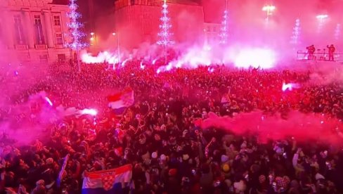 HRVATSKA BRUKA: Promocija ustaštva usred Zagreba! Komšije slavile uspeh na Mundijalu, ali ponovo pokazale mržnju prema Srbima