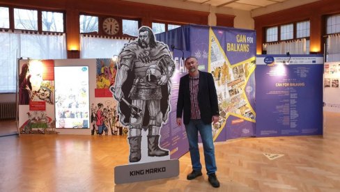 MARKO KRALJEVIĆ NA STRIPSKOM OLIMPU: Autori iz Srbije prvi put predstavljeni na izložbi u čuvenom Muzeju stripa u Briselu