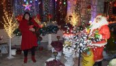 PRAZNIČNA ČAROLIJA KAO IZ FILMOVA: Novogodišnja dekoracija u dvorištu porodice Krstić kod Despotovca izaziva divljenje  (FOTO)