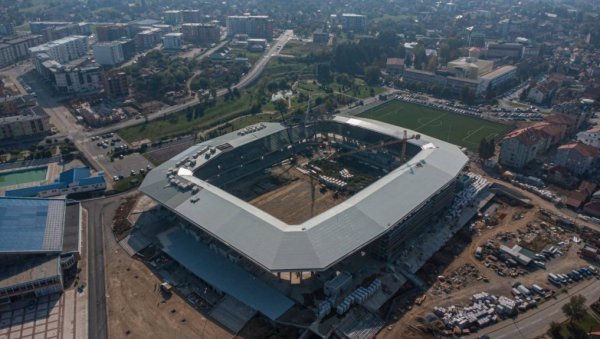 ЛЕПОТИЦА У ЛОЗНИЦИ: Погледајте како изгледа овај модерни стадион у Србији (ФОТО)