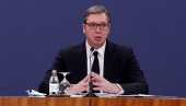 VUČIĆ PRIMIO PREDSTAVNIKE LINGLONGA Predsedniku predstavljen plan priprema za izgradnju nove fabrike