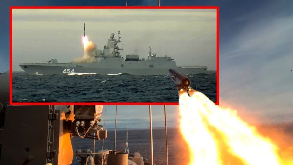 ГОРШКОВ ВЕЋ ПОКАЗУЈЕ МИШИЋЕ: Моћна руска фрегата након испловљавања испалила ракете у Норвешком мору