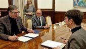 ZA JAČI RAST PRIVREDE I BRŽE PRIBLIŽAVANJE EU: Vučić sa ambasadorkom Konrad potpisao Zajedničku izjavu o namerama (FOTO)