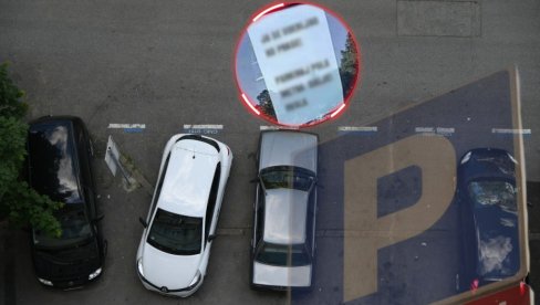 OSTAVIO PORUKU NA PROZORU: Parkiraj pola metra dalje - a razlog je urnebesan (FOTO)