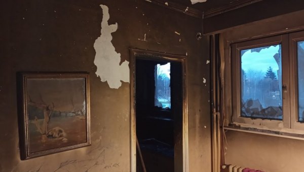 ПРЕВЕНТИВНО ЕВАКУИСАЛИ КОМШИЈЕ: Пожар у Врању, због неисправних инсталација ватра избила у кухињи