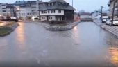 OBILNE PADAVINE IZAZVALE PROBLEME: Izlila se Grabovica, poplavljeni objekti u Sjenici