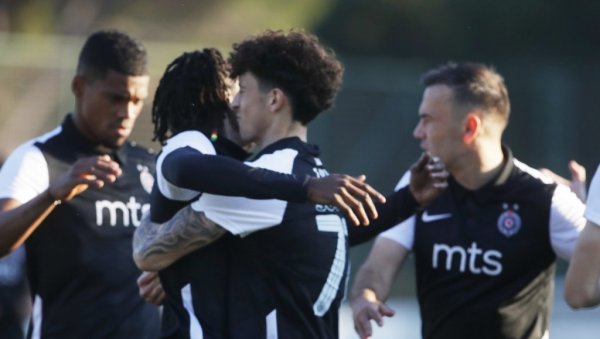 УСПЕЛА ПРОБА ЦРНО-БЕЛИХ: Партизан распуцан против руског Премијерлигаша