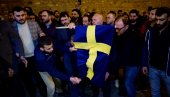 ТУРЦИ СПАЉУЈУ ШВЕДСКЕ ЗАСТАВЕ: Протести у Анкари и Истанбулу, бесни због провокације у Стокхолму
