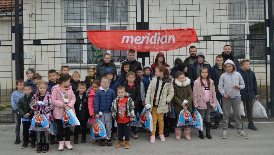 Slika broj 1659431. VIŠEGODIŠNjA TRADICIJA SE NASTAVILA: Školska slava i Dan solidarnosti obeleženi novom posetom Meridianbeta Kosovu i Metohiji (FOTO)