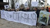 PRAVDA ZA SLAĐANA: U Kraljevu održan skup podrške Slađanu Trajkoviću uhapšenom na KiM (FOTO)