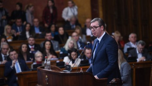 DETALJI SKUPŠTINSKE SEDNICE O KIM: Predsednik Vučić - Ne pregovaram o opstanku na vlasti, borim se za narod