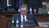NAMA JE SRBIJA SVETINJA, A NJIMA POSLOVNIK: Jaka poruka predsednika Vučića nakon haosa koji je pravila opozicija