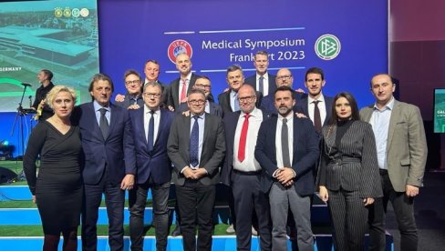 FSS NA UEFA MEDICINSKOM SIMPOZIJUMU: Srbiju u Frankfurtu predstavljali dr Dejan Aleksandrić i dr Biljana Marinković (FOTO)