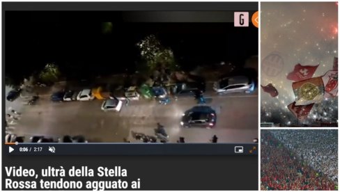 ITALIJA ZATEČENA: Delije uradile ovo usred Rima i završile na naslovnim stranama italijanskih medija (VIDEO)
