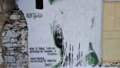 ТО СУ УРАДИЛИ КУРТИЈЕВИ ХУЛИГАНИ: Оштећен мурал Новака Ђоковића у Ораховцу