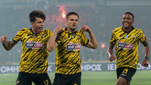 MILOŠ STANIMIROVIĆ: Vatrometom golova  AEK proslavlja titulu
