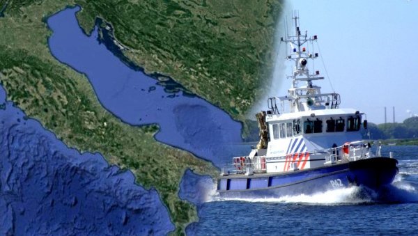 ДРАМА НА ЈАДРАНУ: Италијански брод упао у хрватске воде, почела велика потера