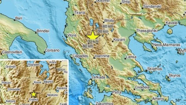 ТЛО У ЕВРОПИ НЕ МИРУЈЕ: Регистрован нови земљотрес јачине 3,2 степена по Рихтеру