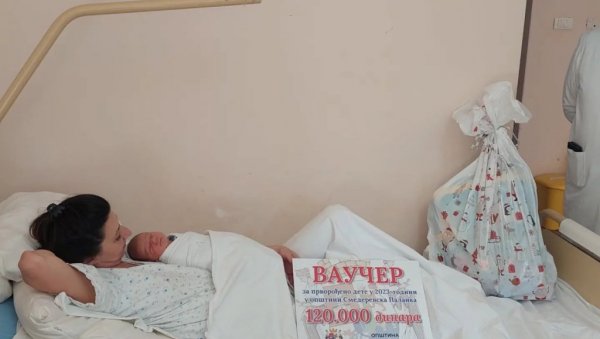 СМЕДЕРЕВСКА ПАЛАНКА У БОРБИ ЗА ПОТОМСТВО: За свако прворођено дете из општинског буџета 120.000 динара