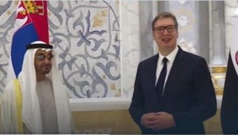 SASTANAK SA VELIKIM PRIJATELJEM SRBIJE: Vučić se sastao sa šeikom Bin Zajedom u Abu Dabiju