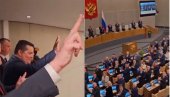TRI PRSTA U DUMI: Delegacija Narodne skupštine Srpske na sednici ruskog parlamenta (VIDEO)