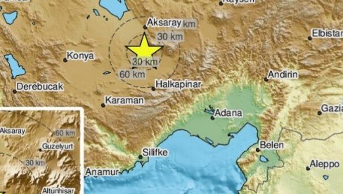 SNAŽAN ZEMLJOTRES POGODIO TURSKU: Ne prestaju potresi, epicentar na dubini od sedam kilometara
