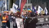 NATO NIGDE NIJE DONEO MIR: Protestanti u Briselu zahtevaju da se okonča rat u Ukrajini (VIDEO)