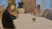 NEKA ŽIVE SRBIJA I SRPSKA: Vučić i Dodik razgovarali u Beogradu (FOTO)