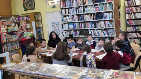 DEČJA RADIONICA SA ŽARKOM BUBAMARKOM: U paraćinskoj biblioteci obeležen nacionalni dan knjige