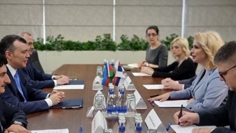 MINISTARKA KISIĆ I POSETI AZERBEJDŽANU: Uskoro sporazum o saradnji