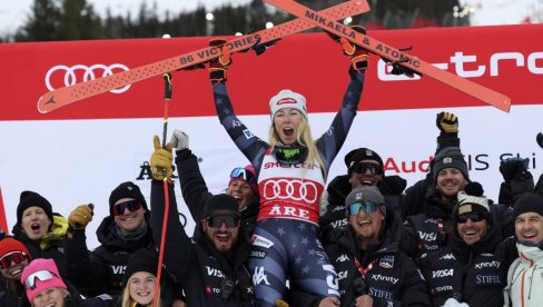 NEZAUSTAVLJIVA NA SKI STAZI: Mikaela Šifrin najbolja u slalomu u Zalbahu