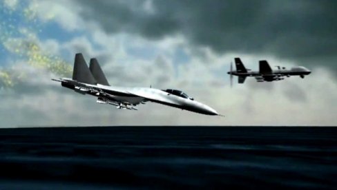 RUSKI LOVAC ISPUŠTAO GORIVO PRE OBARANJA DRONA: Pogledajte simulaciju incidenta iznad Crnog mora (VIDEO)