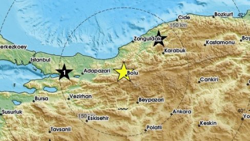 TLO SE NE SMIRUJE: Registrovan novi zemljotres u Turskoj jačine 4,7 stepeni po Rihteru