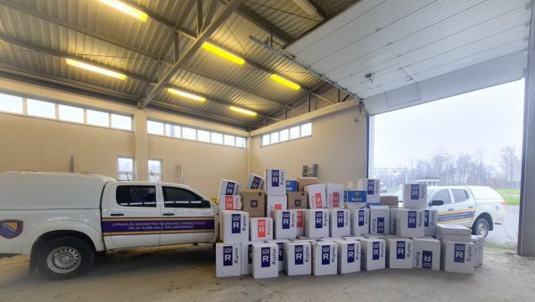 ВЕЛИКА ЗАПЛЕНА ЦИГАРЕТА У БАЊАЛУКИ: Успешна акција службеника УИО