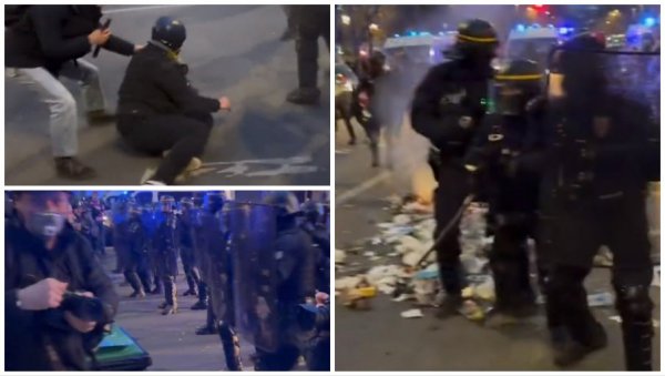 ДЕМОНСТРАЦИЈЕ У ПАРИЗУ: Полиција евакуисала Трг Републике, у међувремену укинута забрана скупа