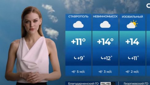 ONA JE NAPRAVLJENA POMOĆU VEŠTAČKE INTELIGENCIJE: Vodiće vremensku prognozu na ruskoj televiziji i izgleda kao prava (VIDEO)