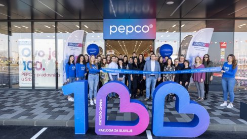 МНОГО РАЗЛОГА ЗА СЛАВЉЕ: Отварање 100. Pepco продавнице у Србији
