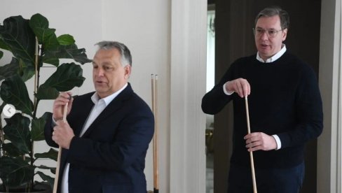POSLE TRI I PO SATA RAZGOVORA PARTIJA BILIJARA: Predsednik Vučić o sastanku sa Orbanom - Ponosan na prijateljstvo Srba i Mađara