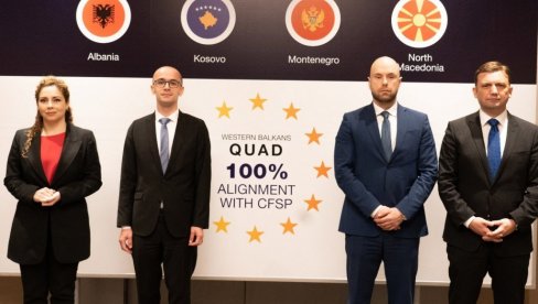 ČETVORKA UVODI VELIKU ALBANIJU NA MALA VRATA: U Skoplju formirana antiruska inicijativa - zalog za opasan projekat