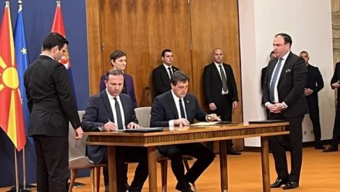 DOKUMENTA KOJA ĆE UNAPREDITI SARADNJU DVEJU ZEMALJA: Potpisana tri memoranduma o saradnji Srbije i Severne Makedonije